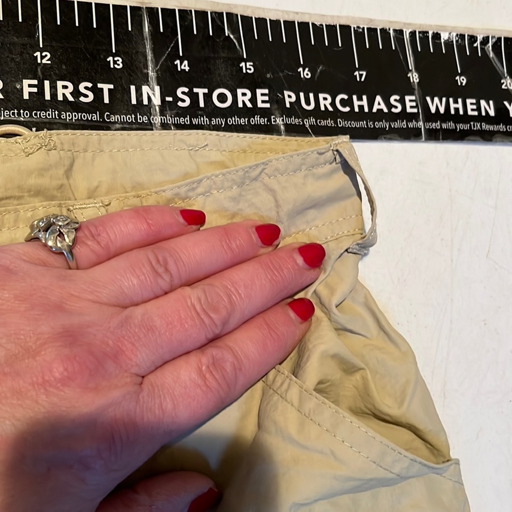 Canyon Creek tan XXL climate control lightweight  convertible zip cargo pants - Picture 5 of 13